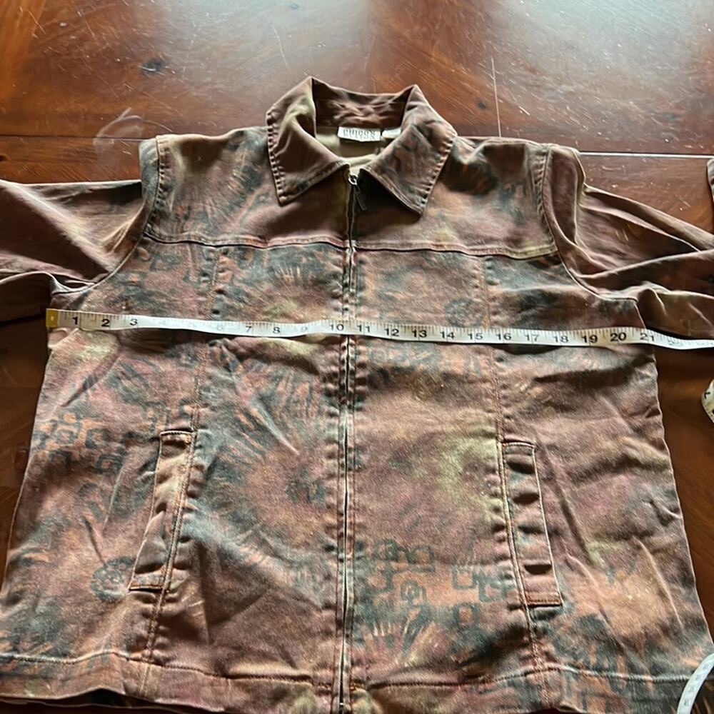 Chico's Brown And Black Patterned Jacket - image 7